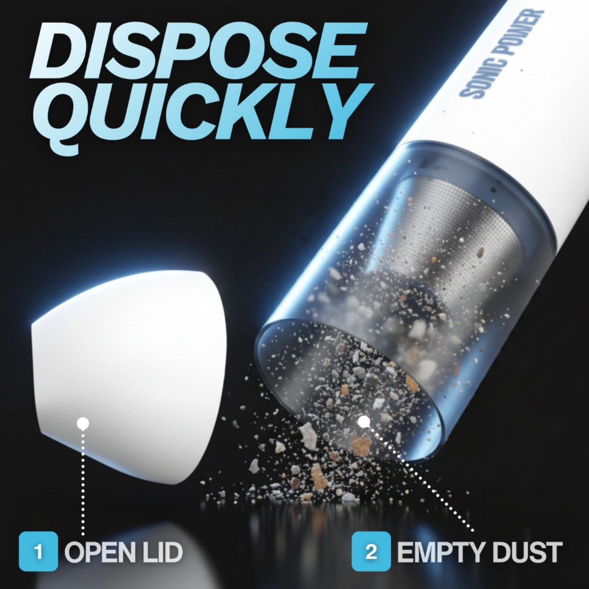 ClearSolve Cordless Mini Vacuum