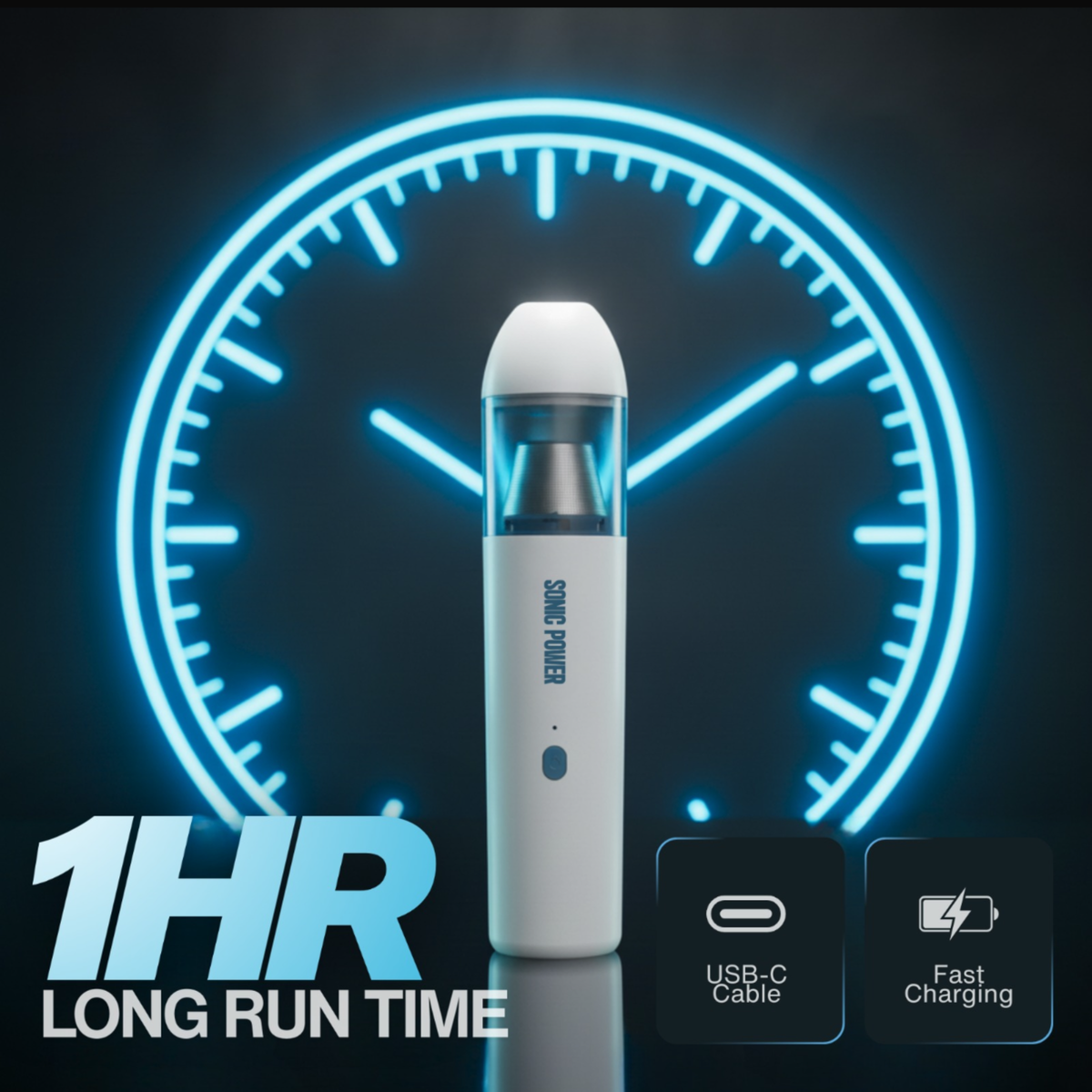 ClearSolve Cordless Mini Vacuum
